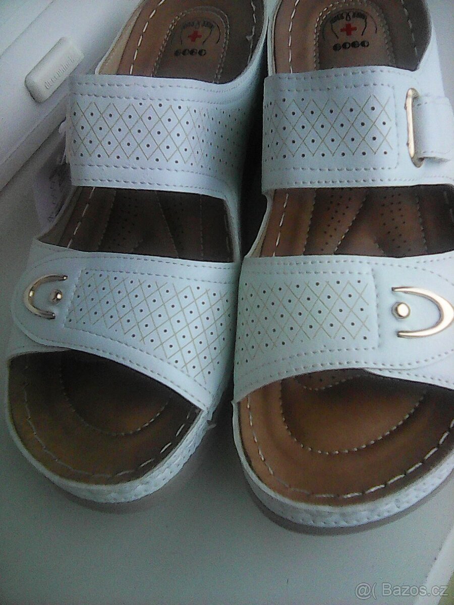 PANTOFLE zdravotní, vel.39/40 - NOVÉ