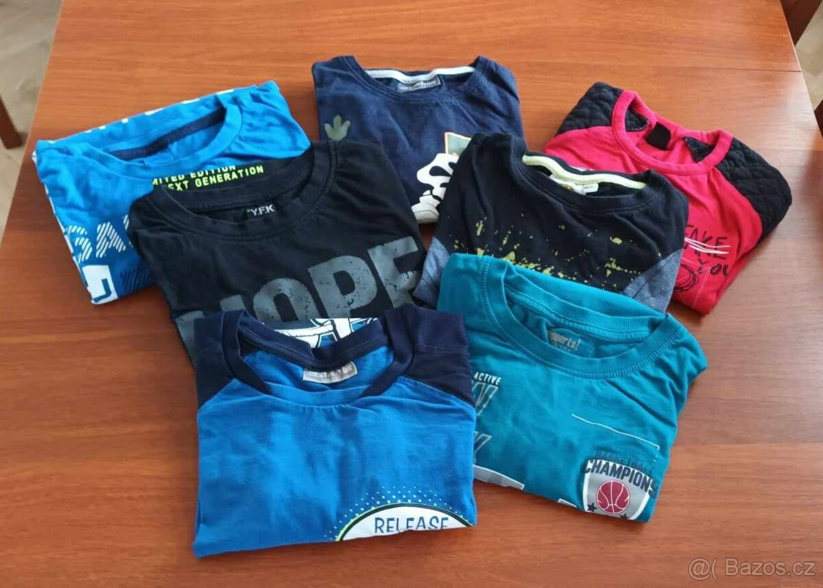 Trička dlouhý rukáv 146/152