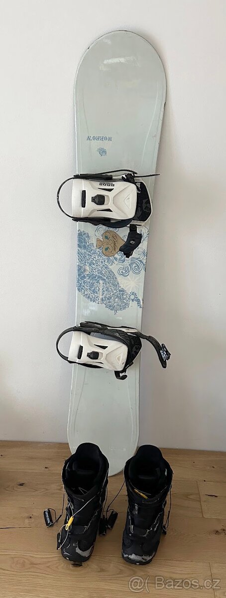 Snowboard MORROW + boty Burton zdarma