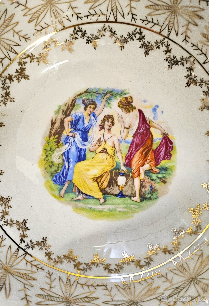 porcelánová souprava Tři grácie