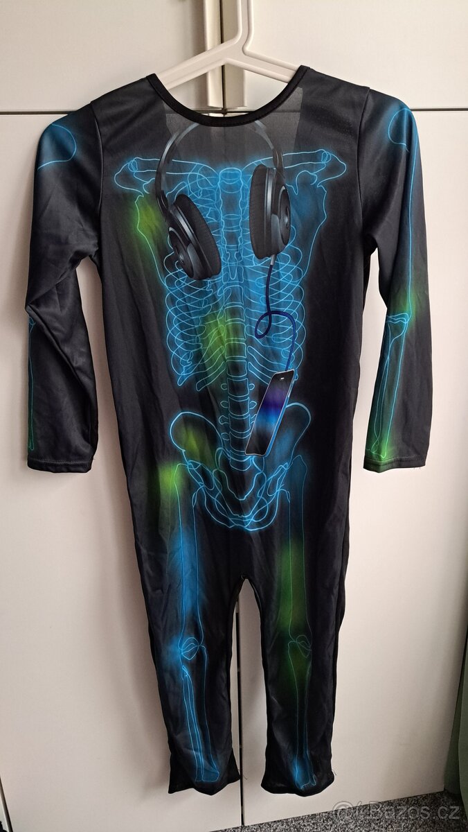 Kostým kostlivce 122/128