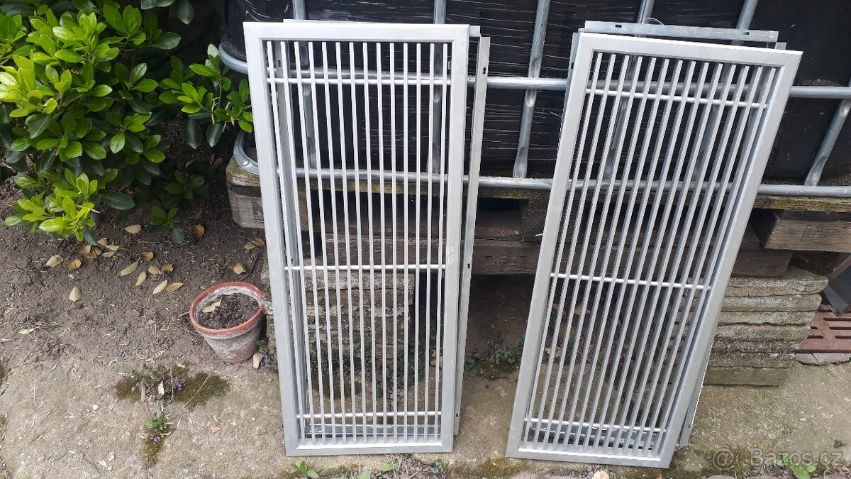 Hlinikové mřížky 83x33 cm