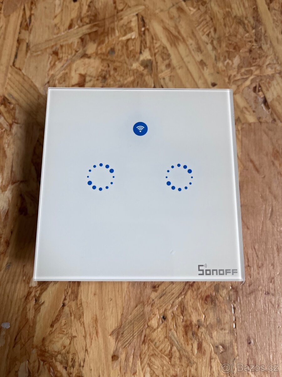 Sonoff Touch T1 - dvouokruhový chytrý vypínač