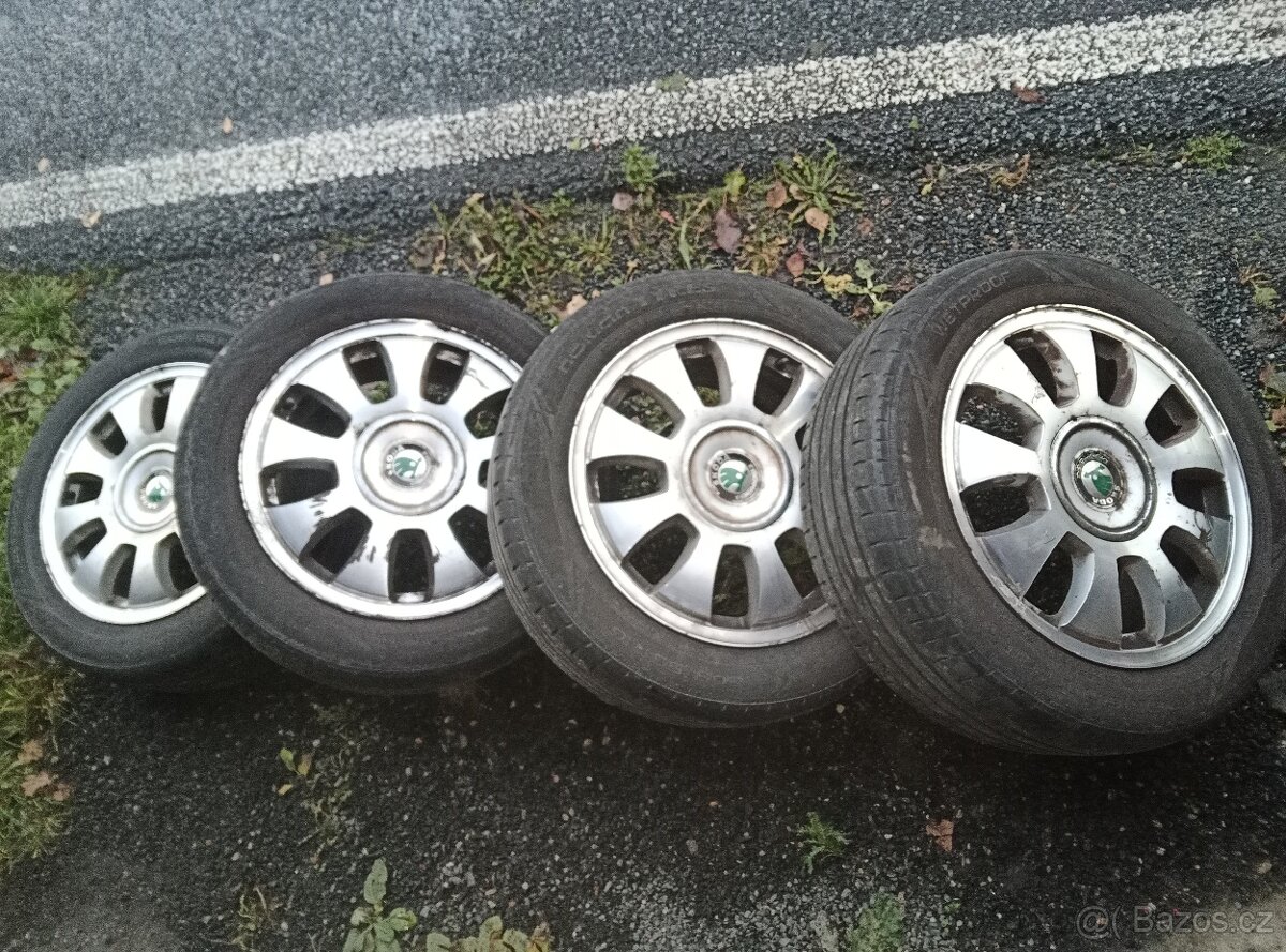 Al disky škoda Octavia včetně pneu