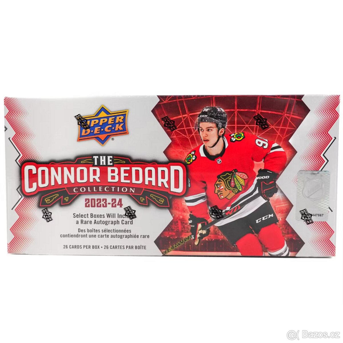 Hokejové kartičky Connora Bedarda