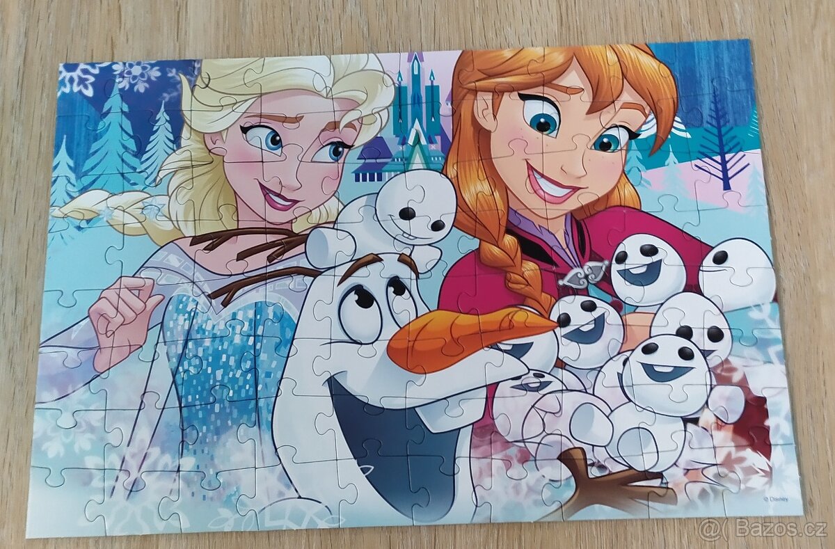 Frozen puzzle 80 dílků