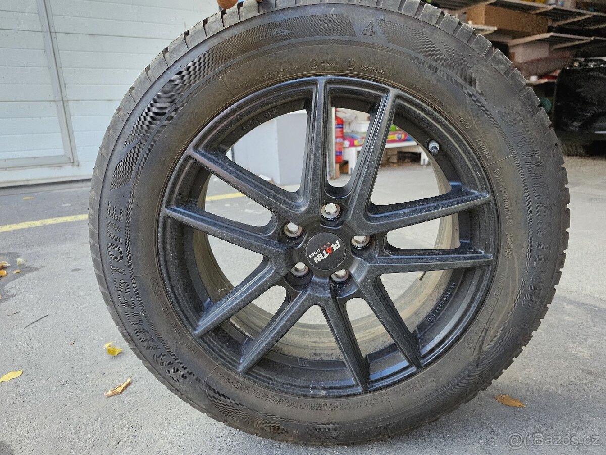 Zimní pneu Bridgestone + alu kola Platin