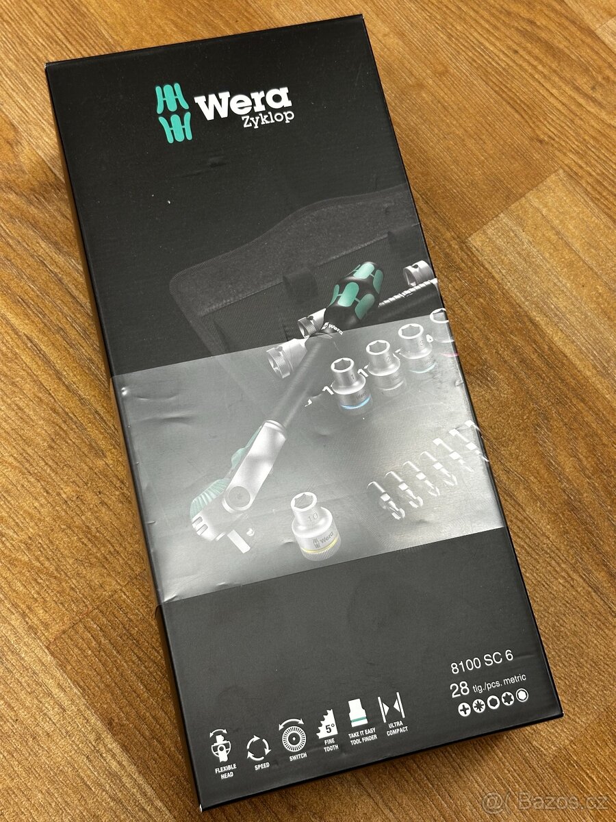 Wera Ráčnová sada 1/2" 8100 SC 6 Zyklop Speed