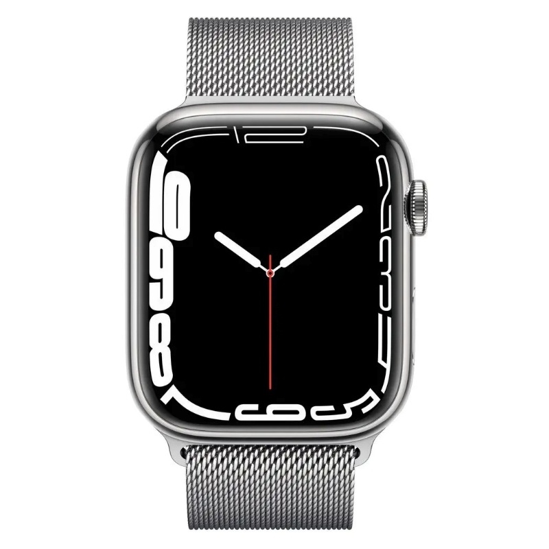 Apple watch series 7 cellular , 45mm silver