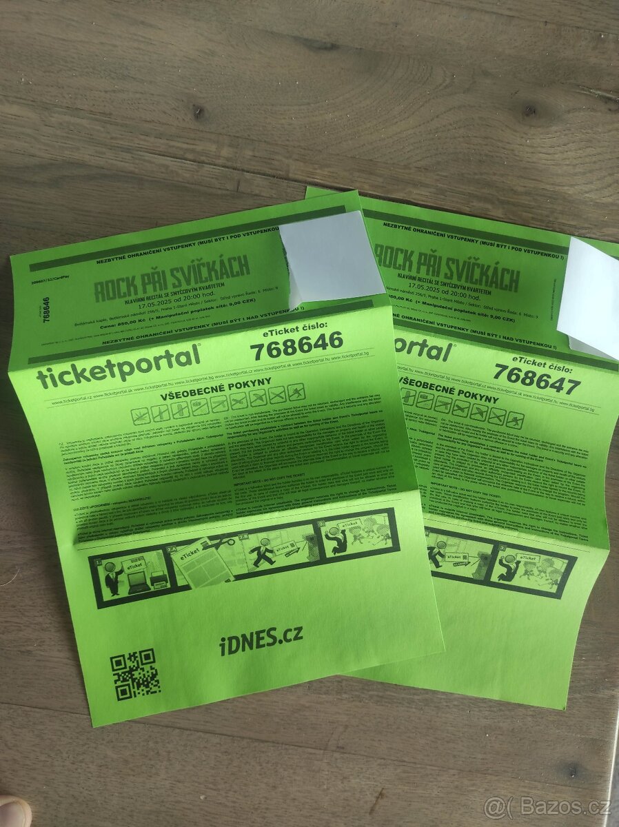 2x lístek Rock při svíčkách už na tuto sobotu 17.5.