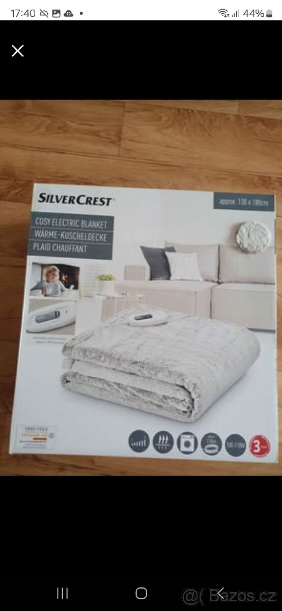 Topná vyhřívací elektrická deka