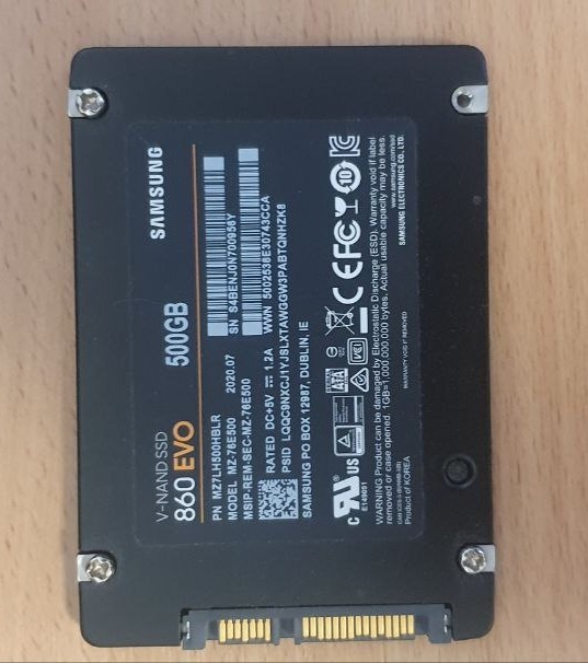 Samsung 860 EVO SSD 500GB