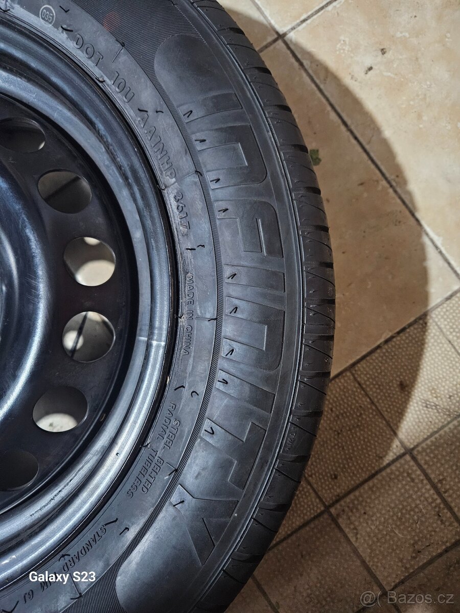 Kompletní kolo 15" s NOVOU pneumatikou Infinity 195/65 R15