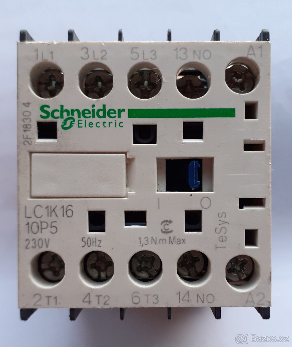 Nový 3 pólový stykač Schneider Elekktric