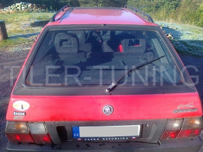 Polep 5-tých dveří Škoda Favorit a Forman
