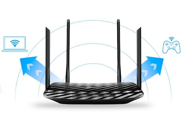 TP-LINK Archer C6 wi-fi router, dále O2 SmartBoxy v1 a v2