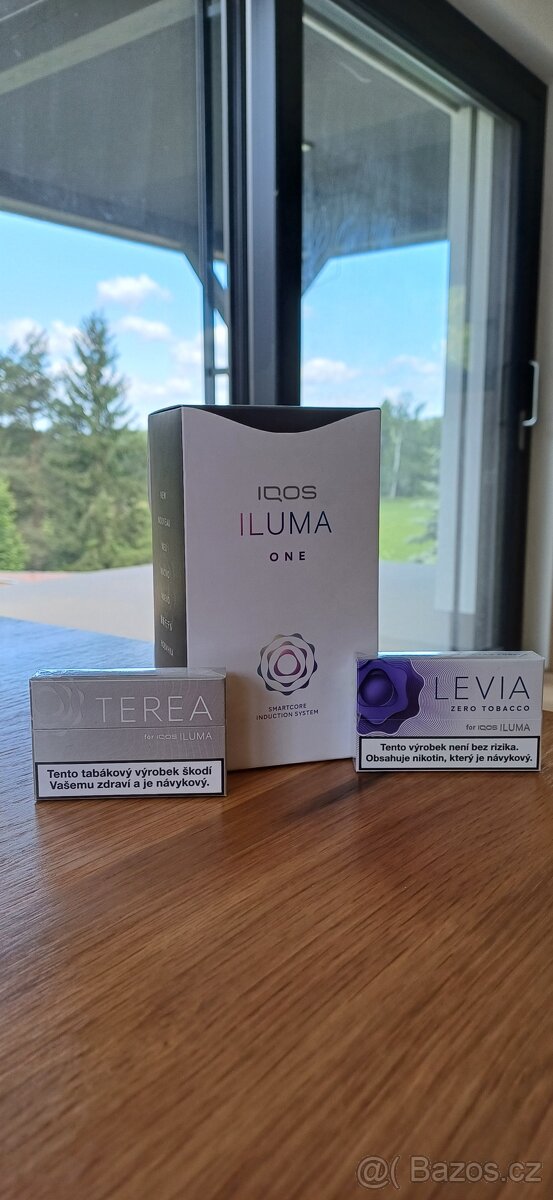 I.QOS ILUMA ONE černá + 2x balíčky Terea a Levia