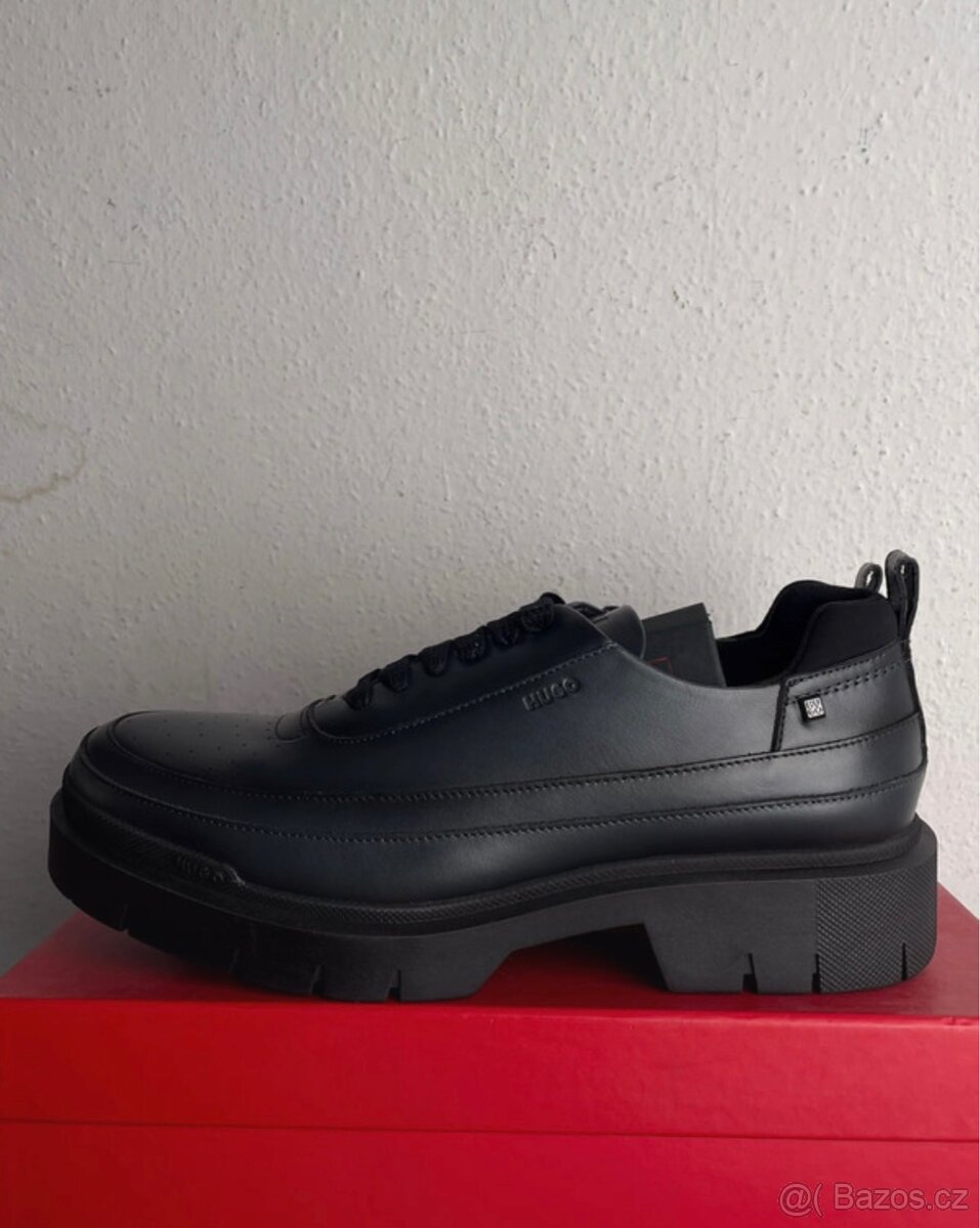 Nové celo kožené pánské boty HUGO BOSS v.43