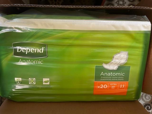Depend anatomické vložné plenky extra