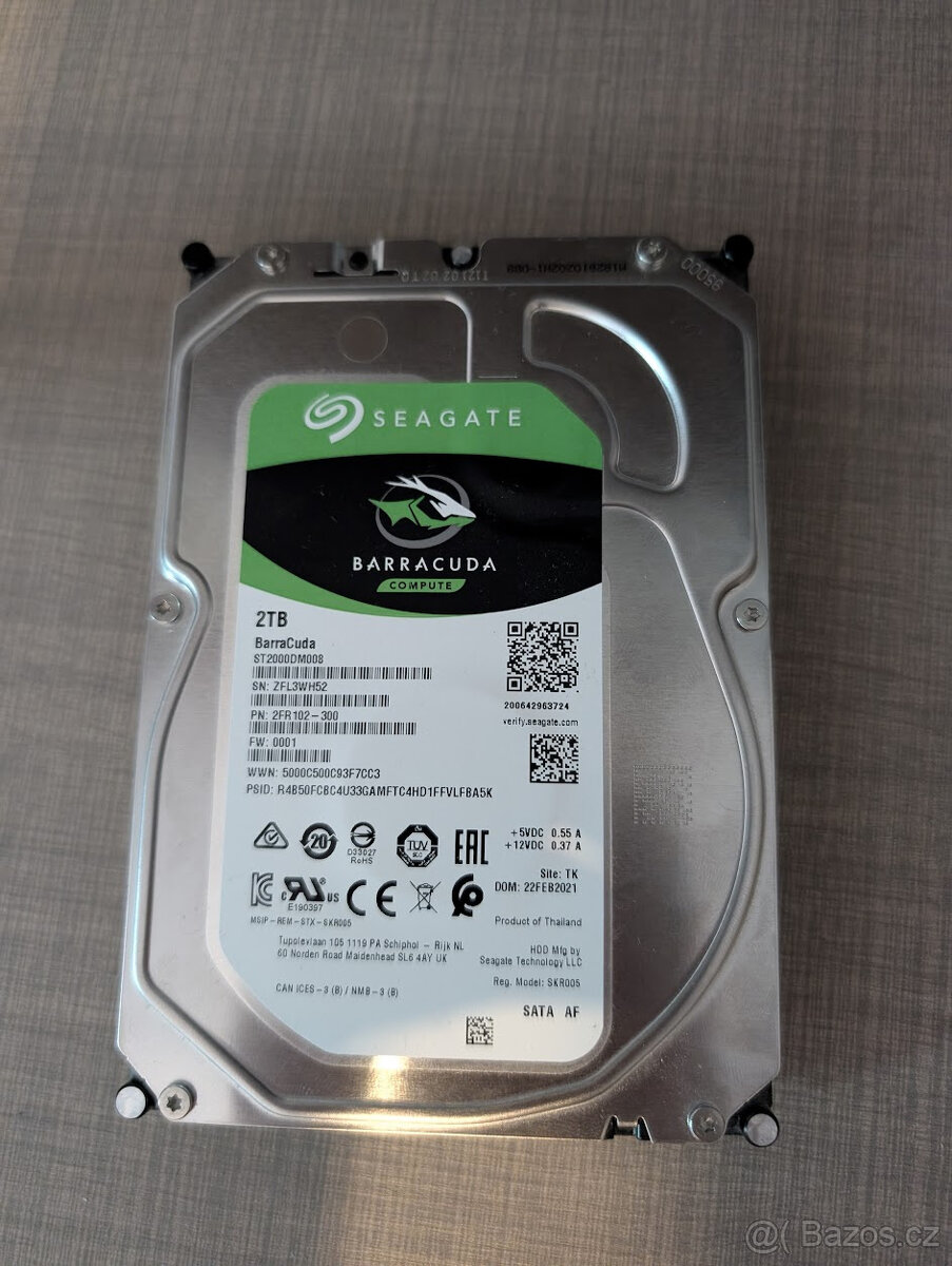 HDD Seagate Barracuda 2TB