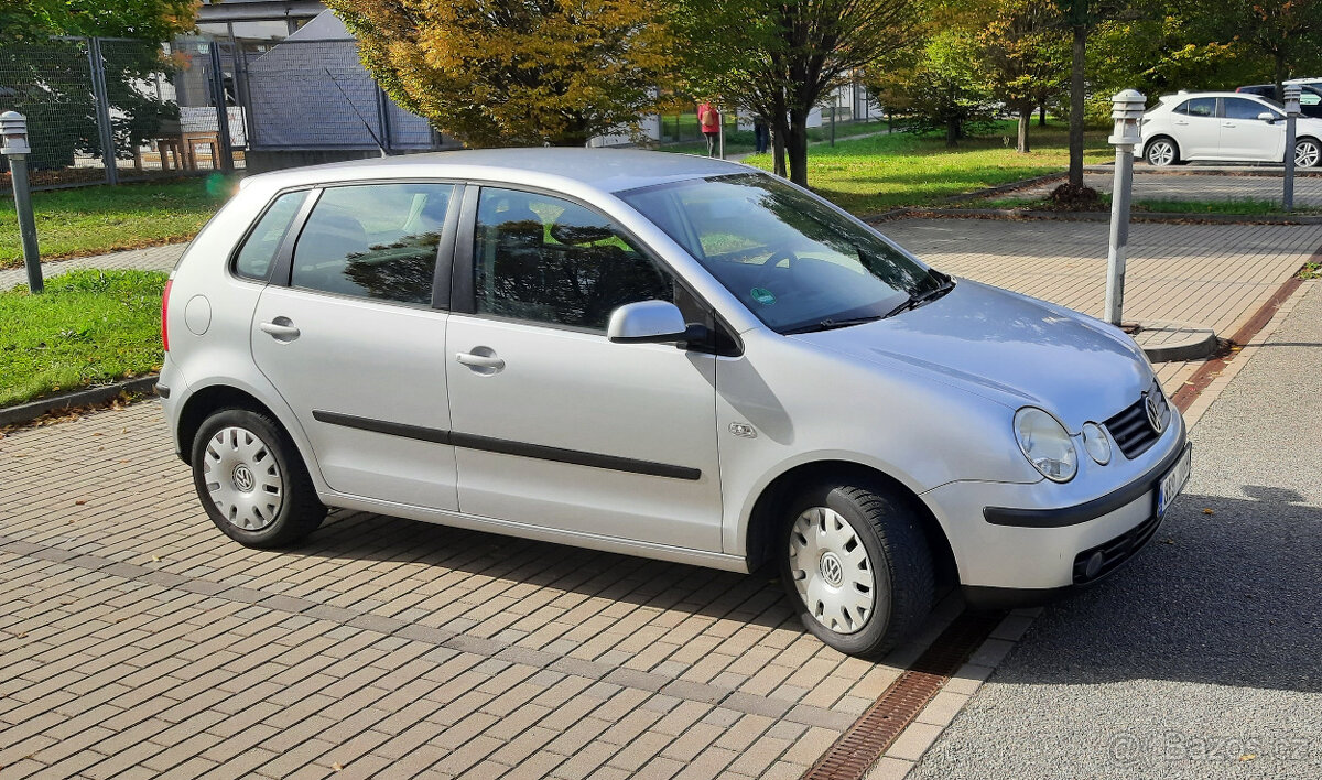 VW POLO , (9N) 1,2 HTP,47kW, benzín r.2004, 205 tkm