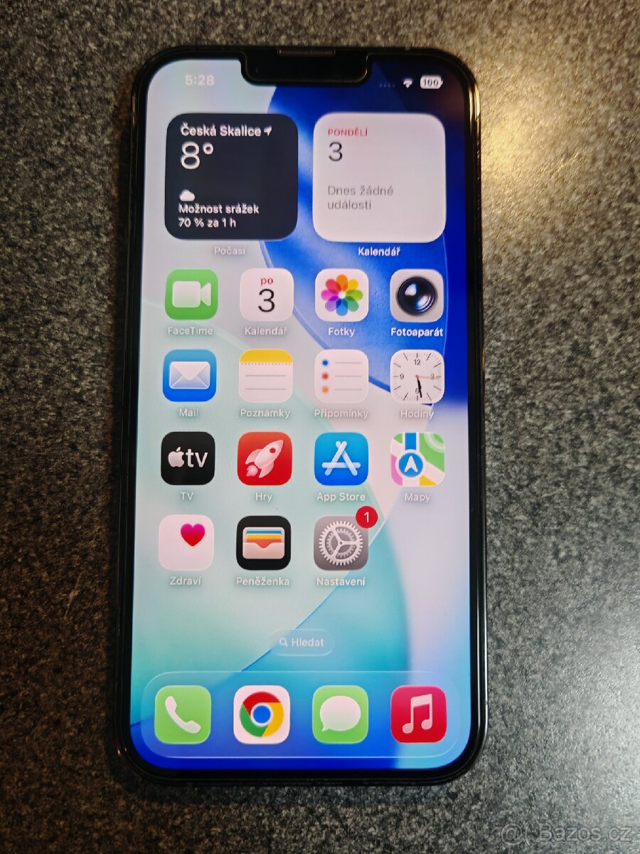 IPhone 13 Pro 128 GB - Sierra Blue - perfektní stav