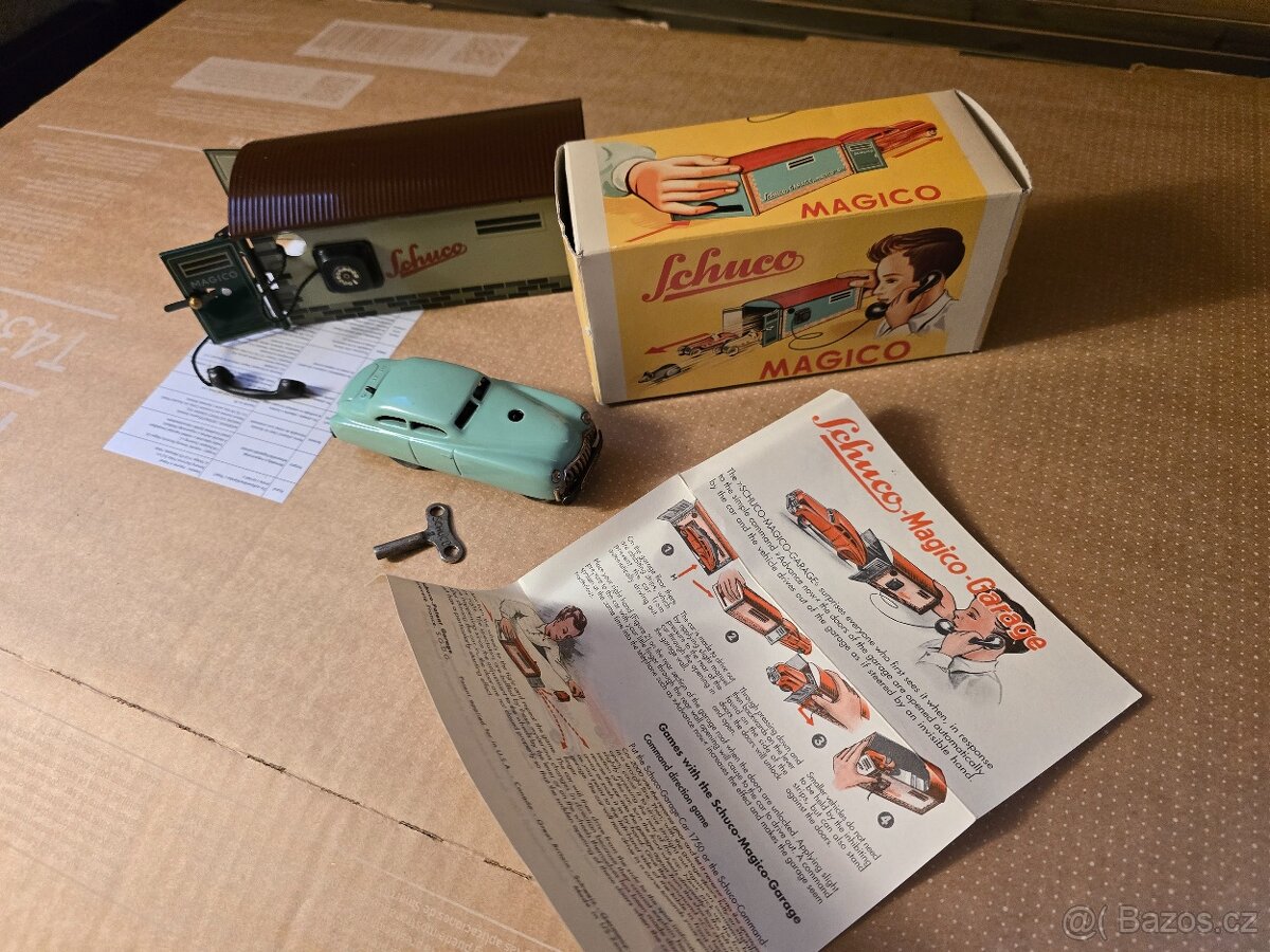 Schuco magico autíčkem s garáží