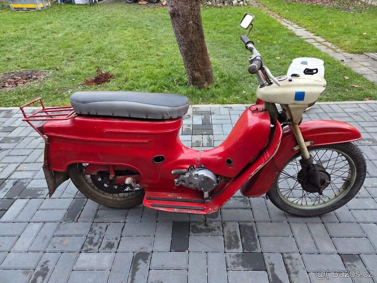 Jawa 20 Pionýr s maďarským TP, vývozní verze SUPER M20