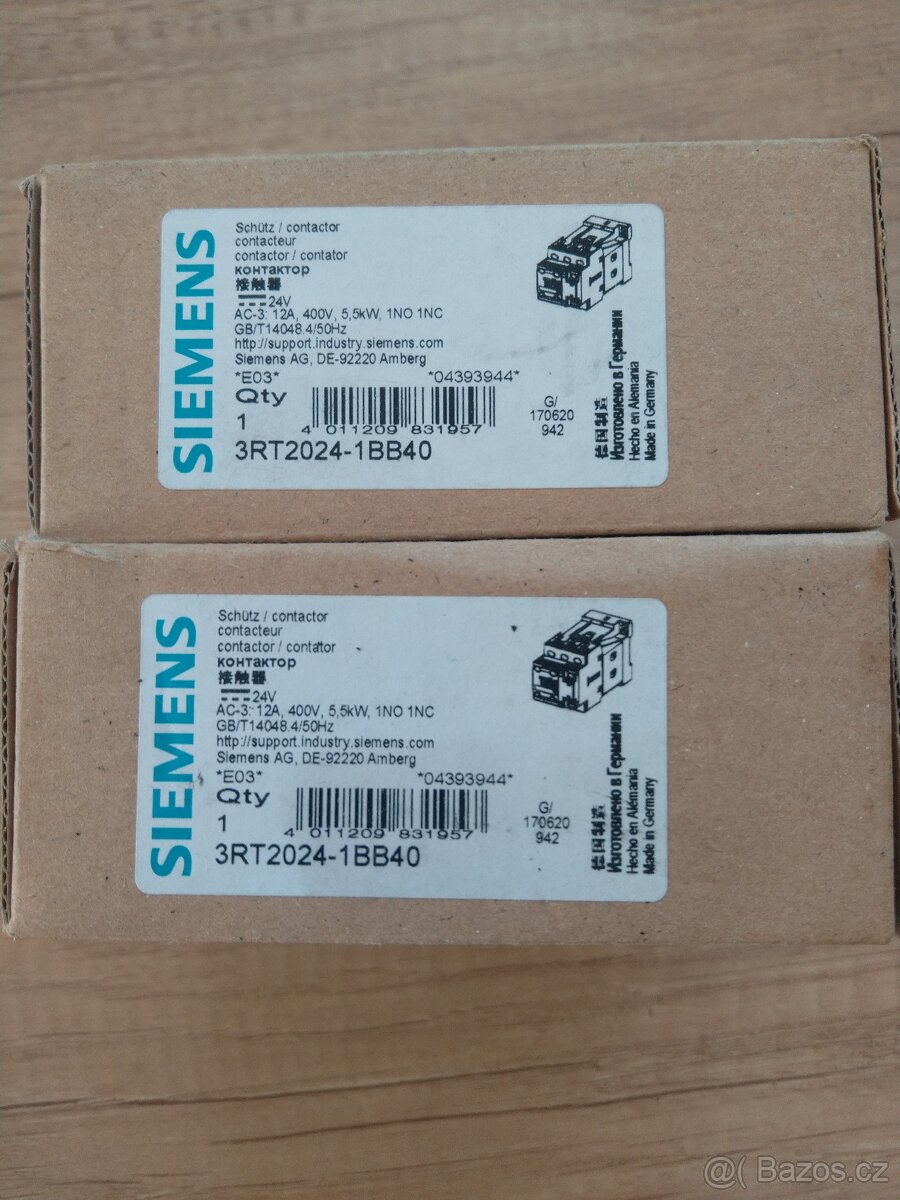 Stykače Siemens 3RT2024-1BB40