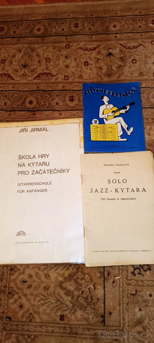 Staré noty pro kytaru