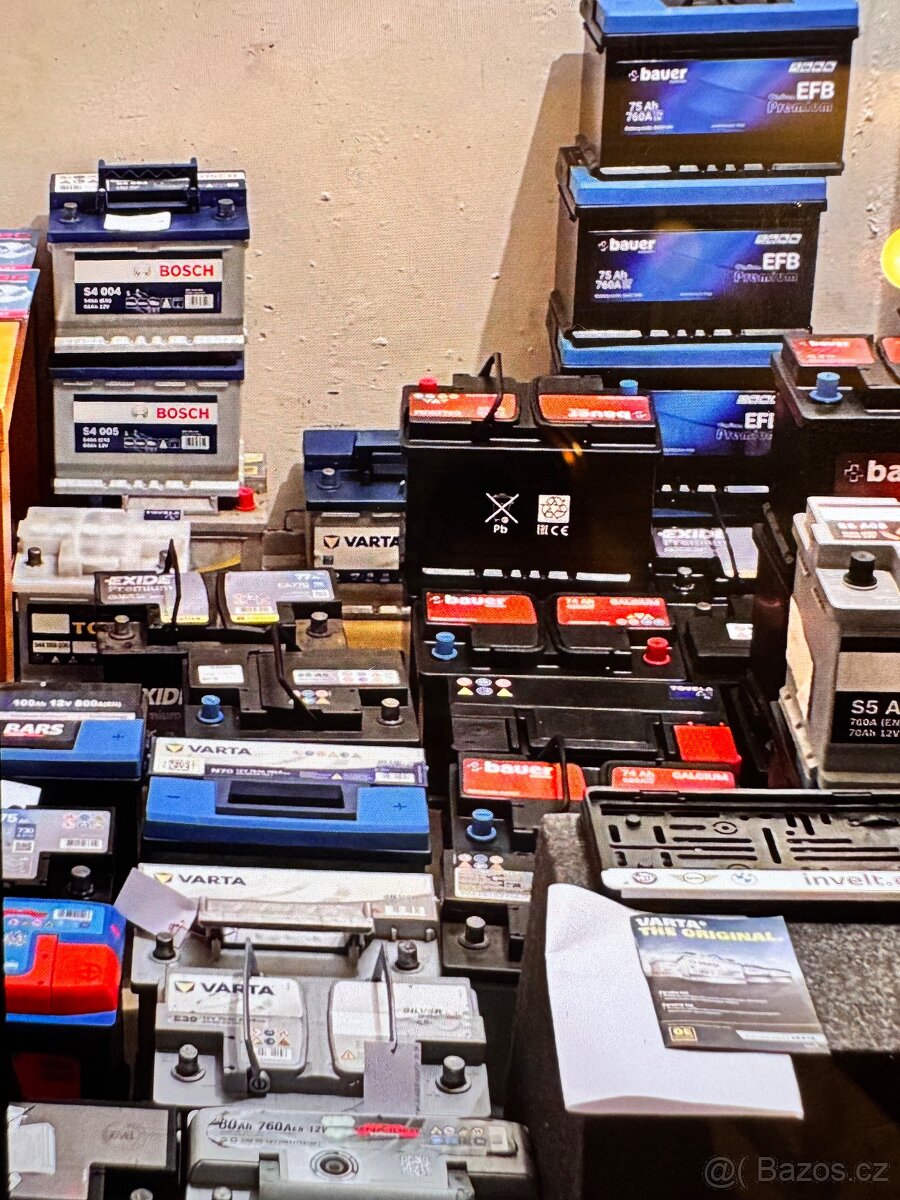 Autobaterie 100ah autobaterie 74ah Autobateri všechny druhy