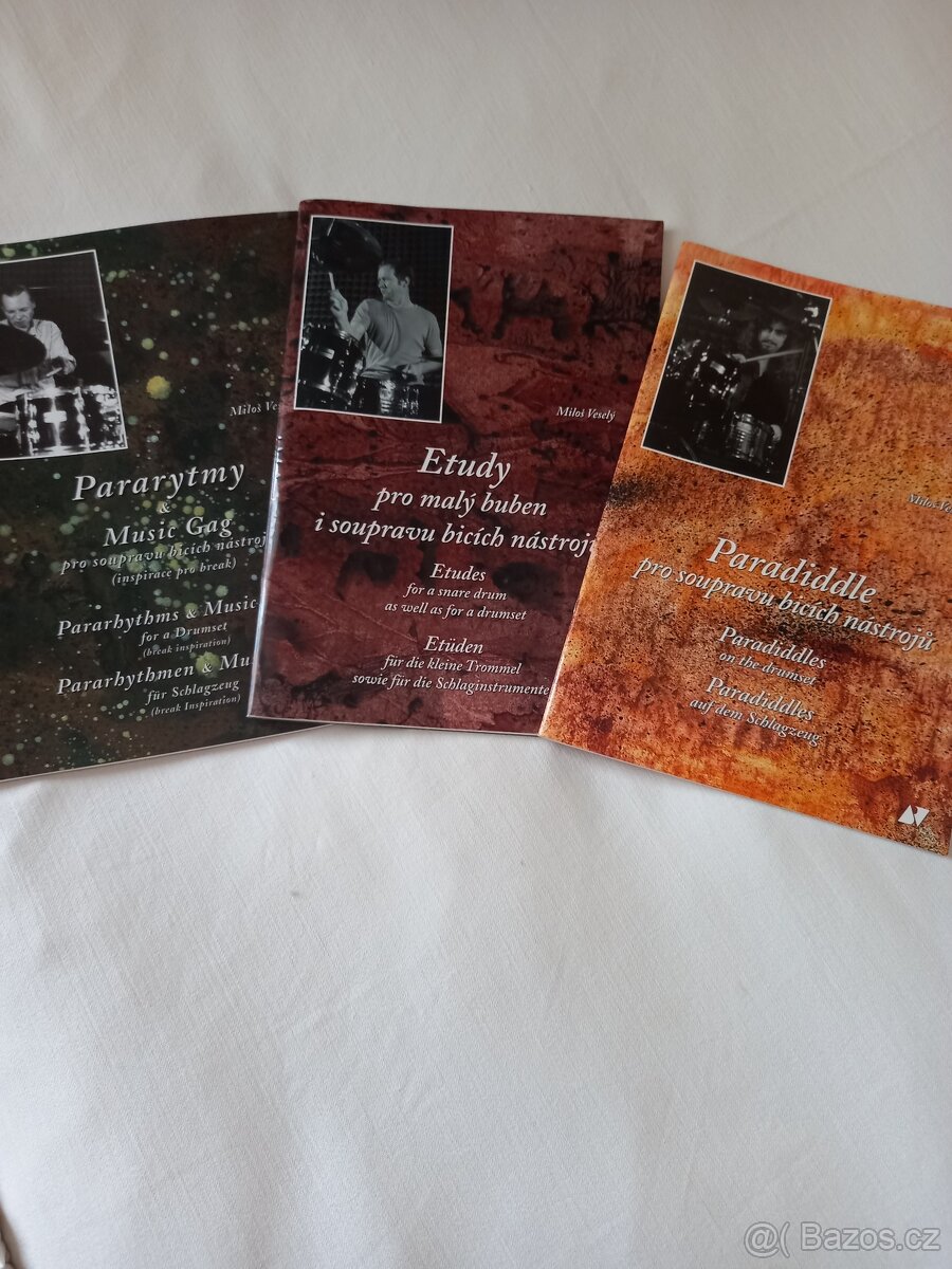 Prodám 3 nové školy pro bubeníky