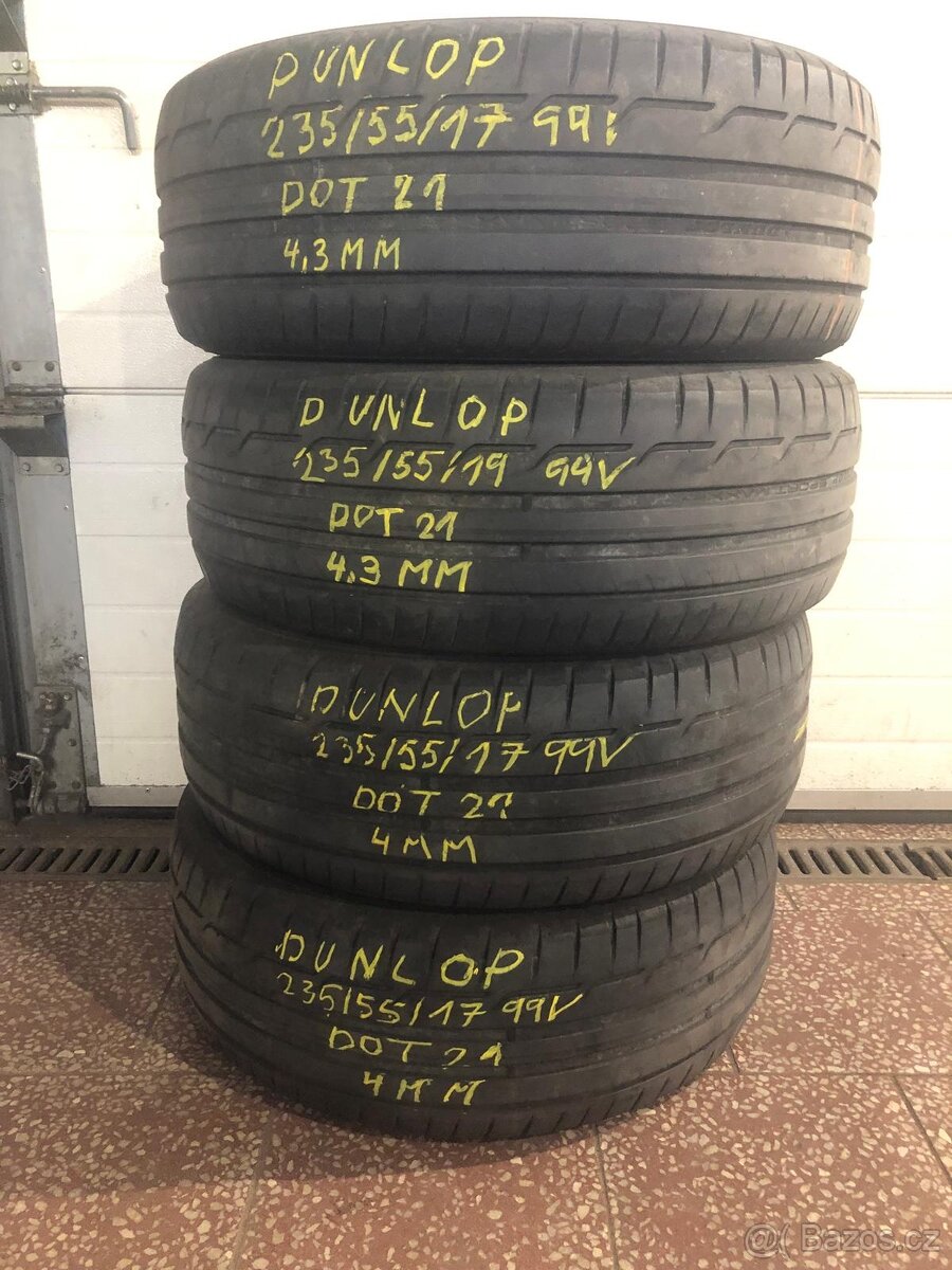 Letní použité pneu DUNLOP 235/55/17 99V