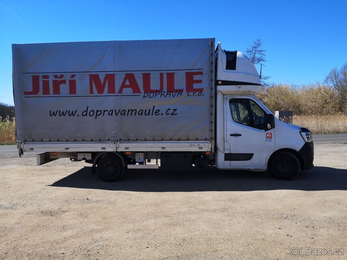 RENAULT MASTER 2024/4 PLACHTA-10TI PALETA SPACÍ NÁSTAVBA