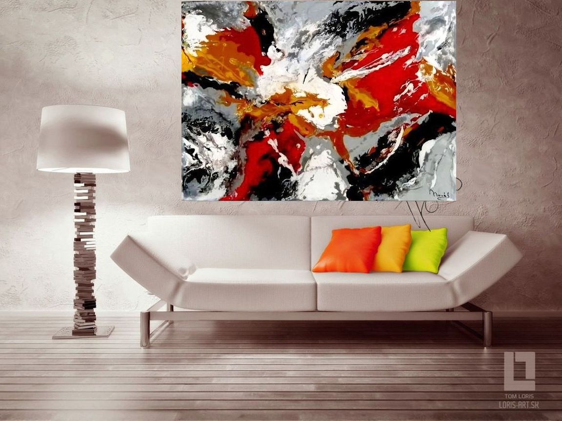 Abstraktní obraz 75x55 cm