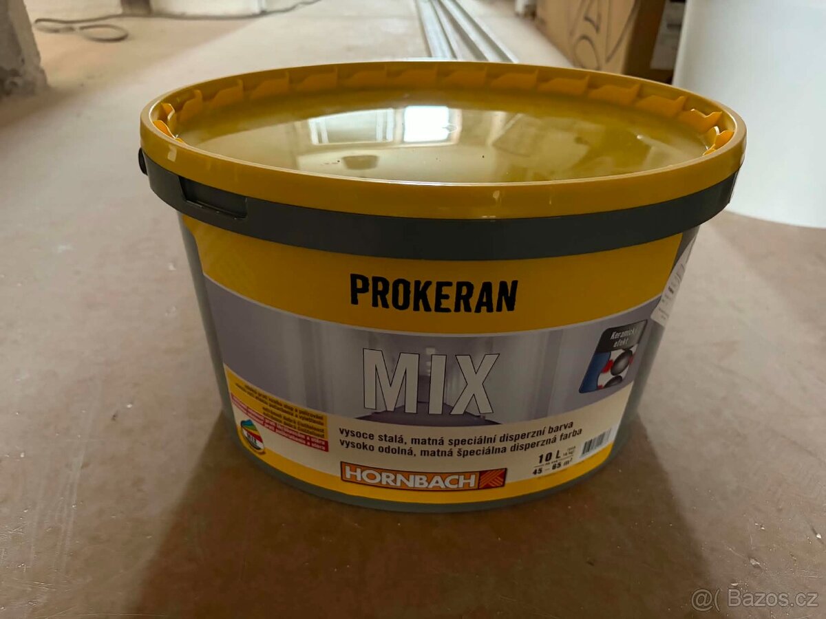 Barva na zeď Prokeran 10L RAL 9011 černá Celá