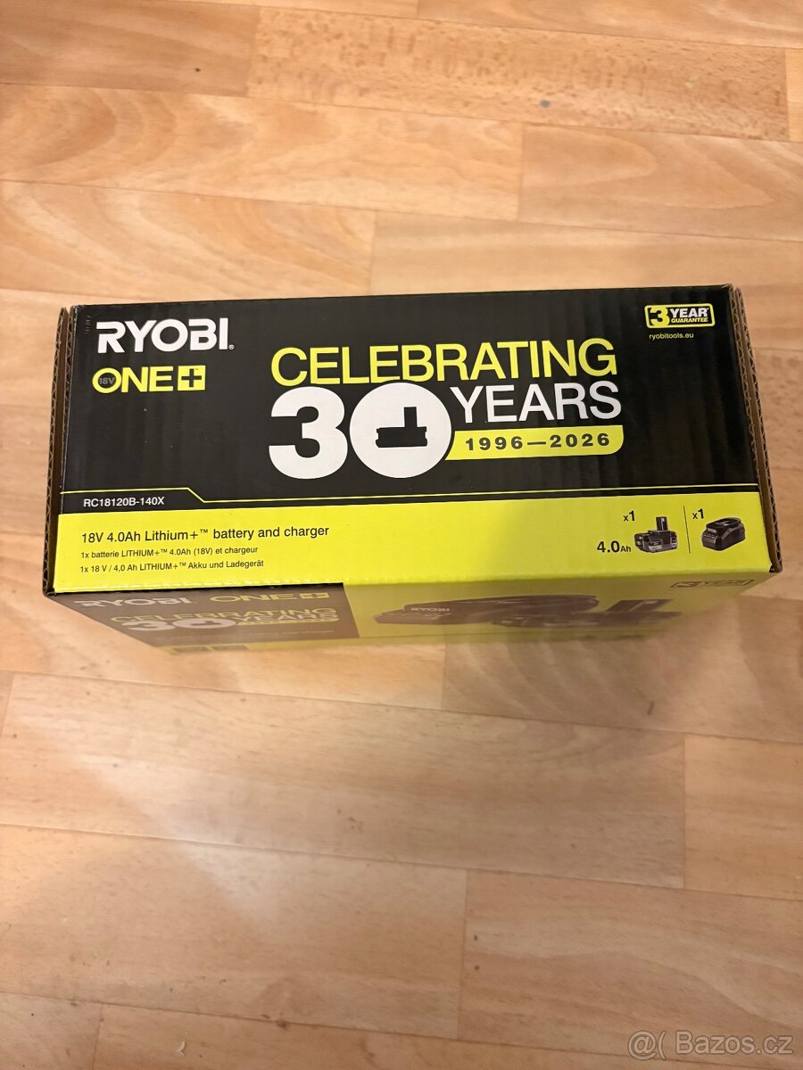 Ryobi ONE+ Akumulátor RB1840X + nabíječka