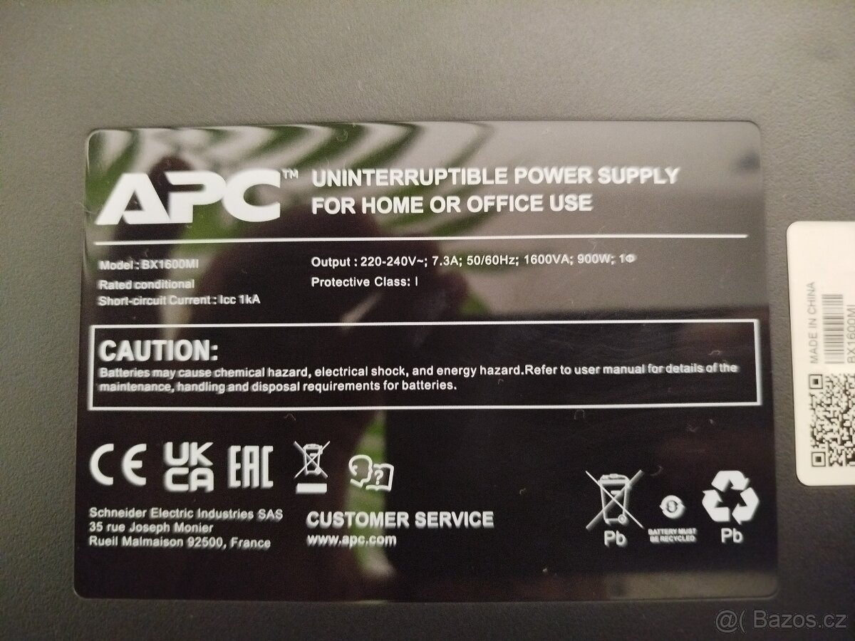 Prodám UPS APC BX1600mi