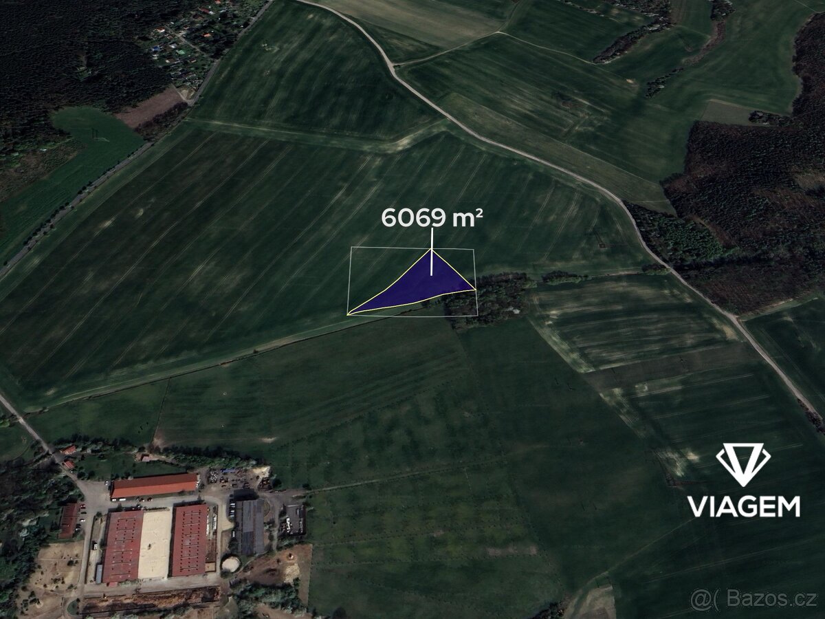 Pole 6 069 m², Podíl 50 % o výměře 3 035 m²
