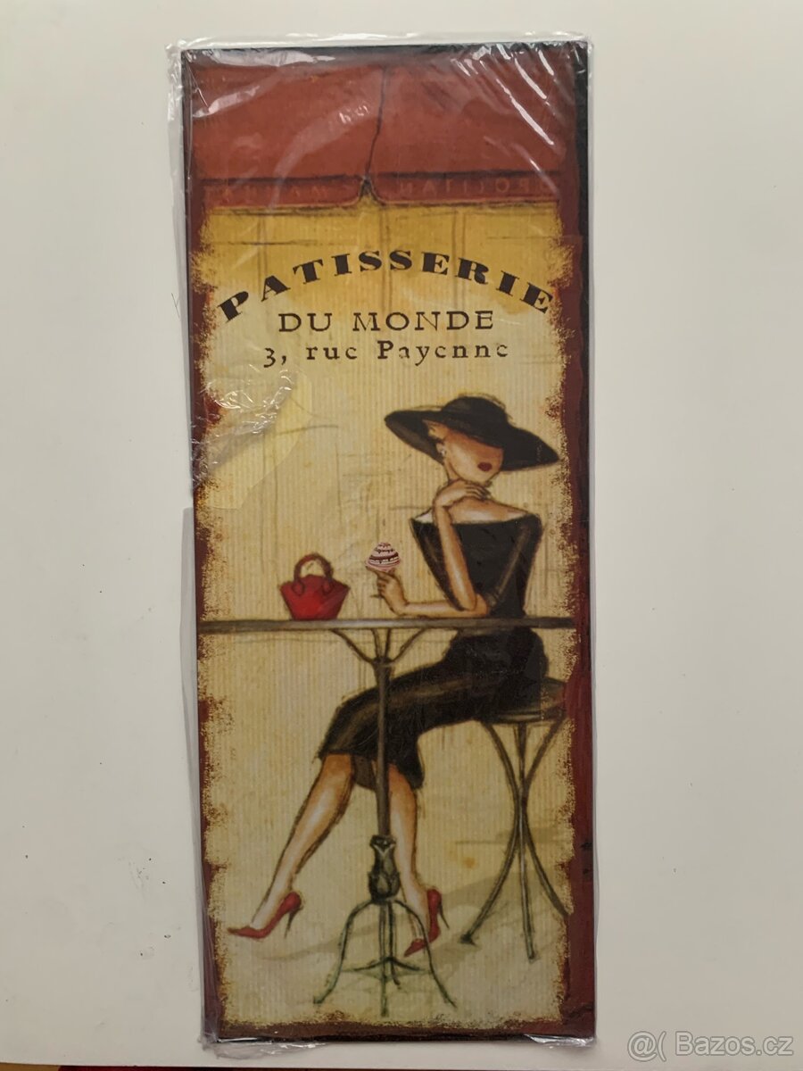 Plechová cedule "Patisserie"