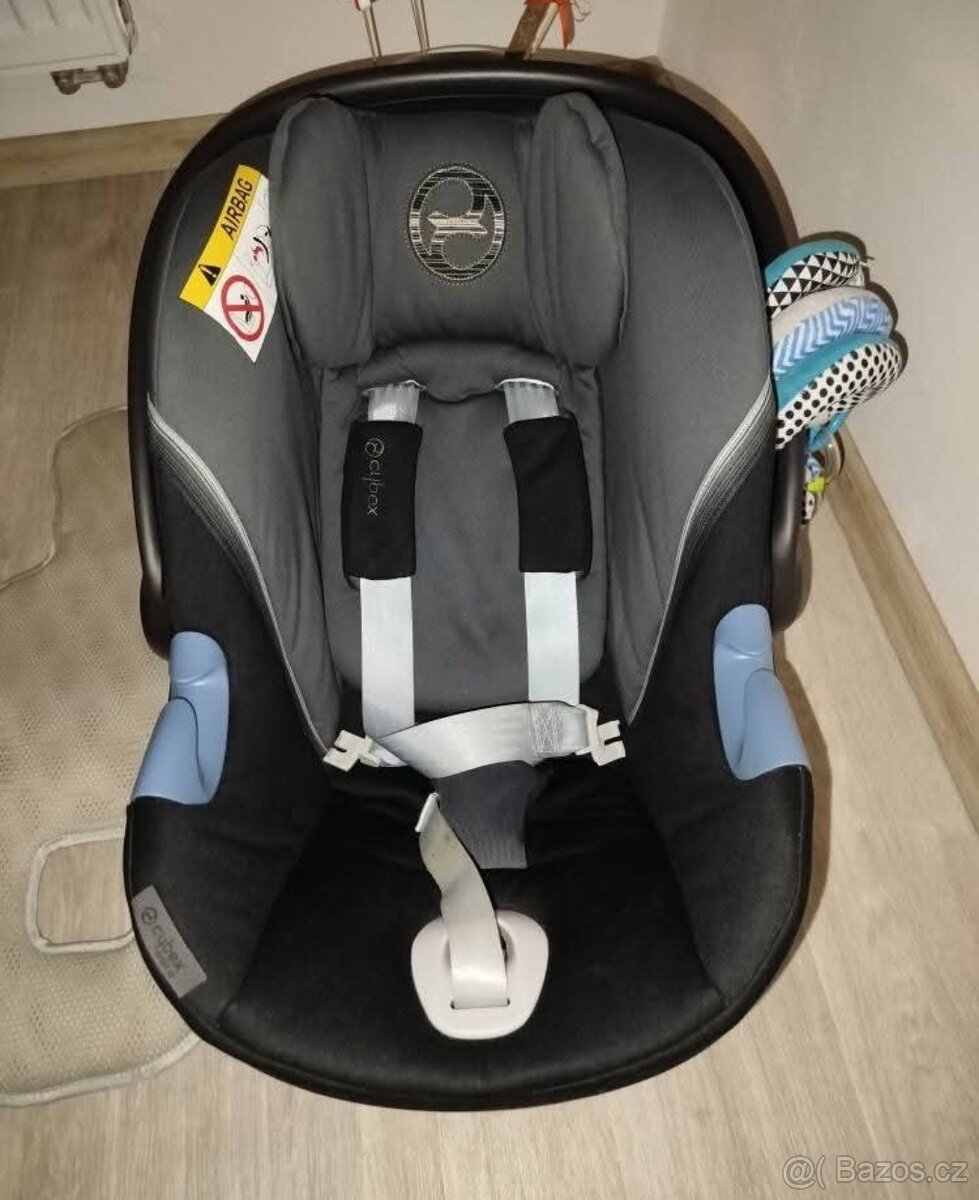 Vajíčko/autosedačka Cybex Aton M i-size a base/základna M