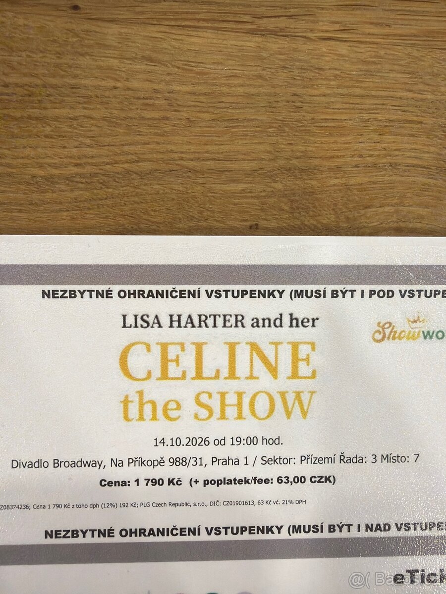 CELINE the SHOW 14.10.2026
