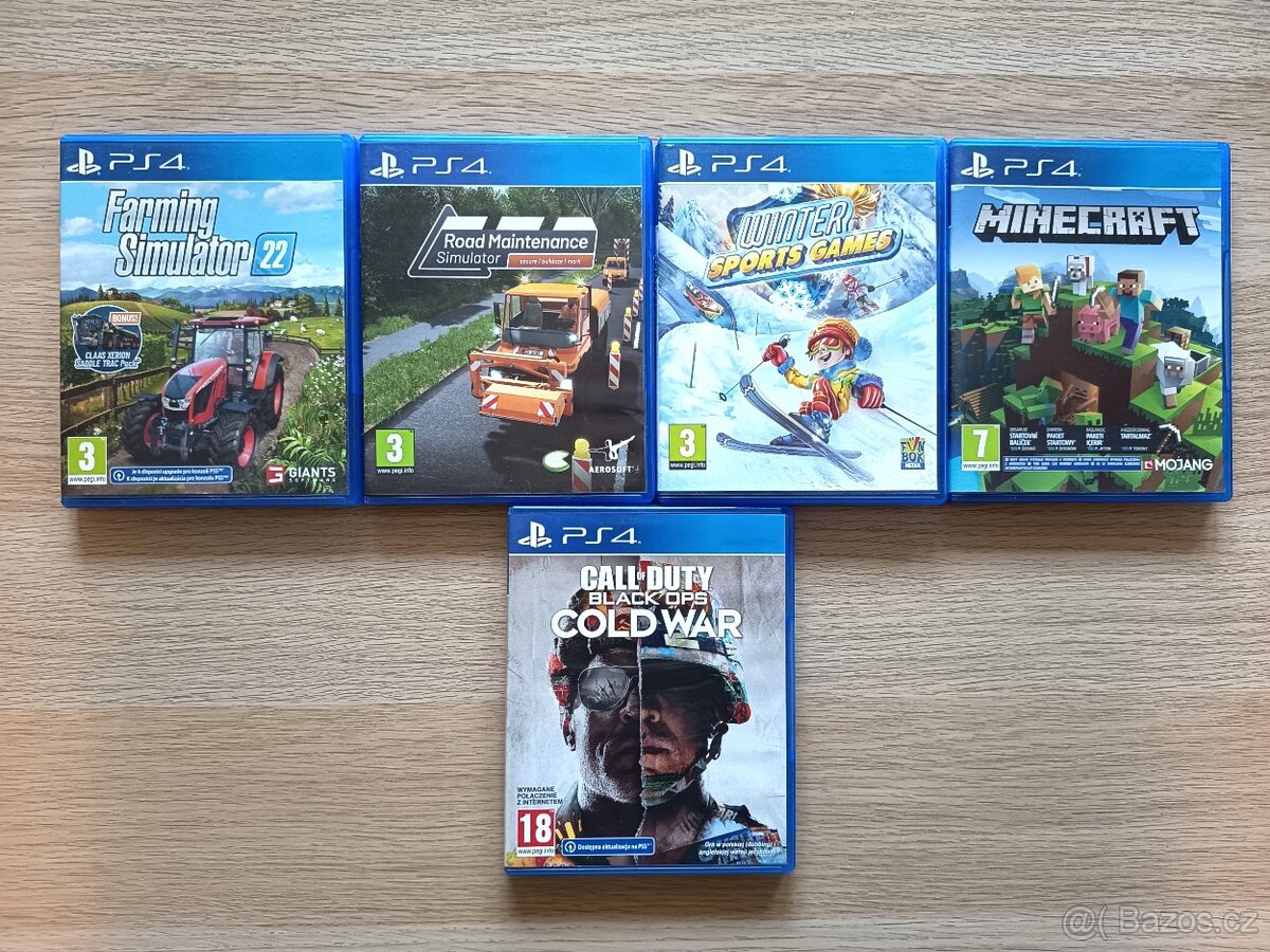 Hry na Ps4 - ( Minecraft , Farming Simulator )