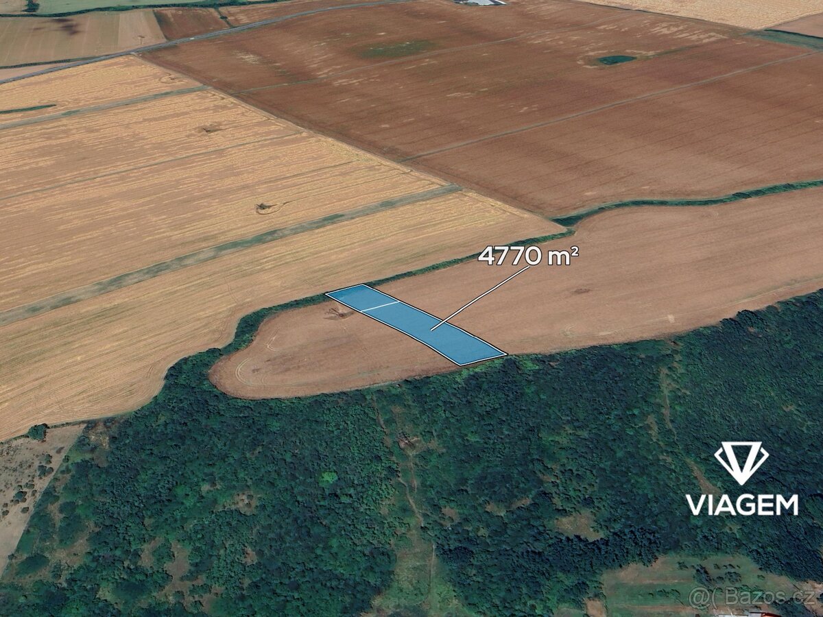 Prodej pole, 4770 m², Uherské Hradiště