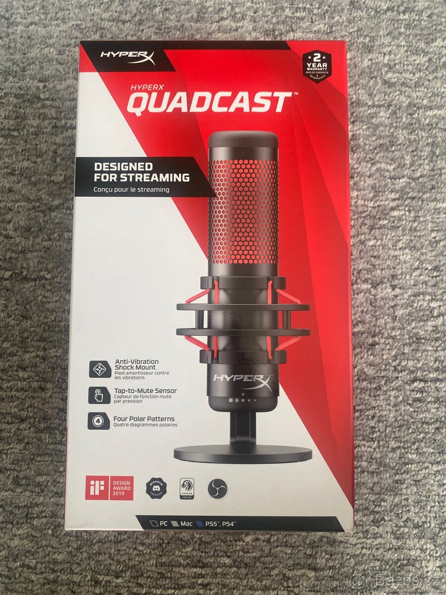 Mikrofon HyperX QuadCast