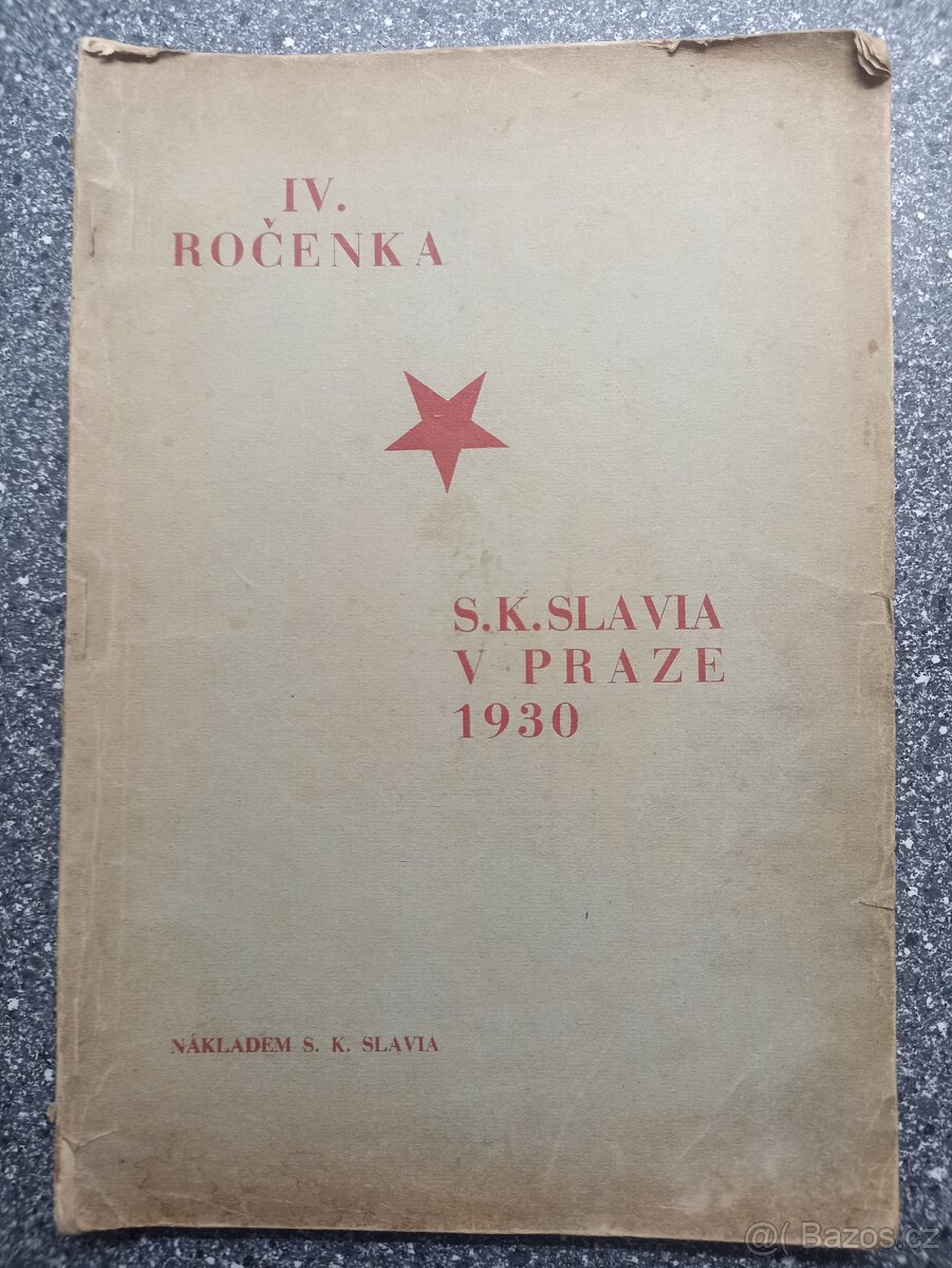 Ročenka S.K.Slavia Praha 1930