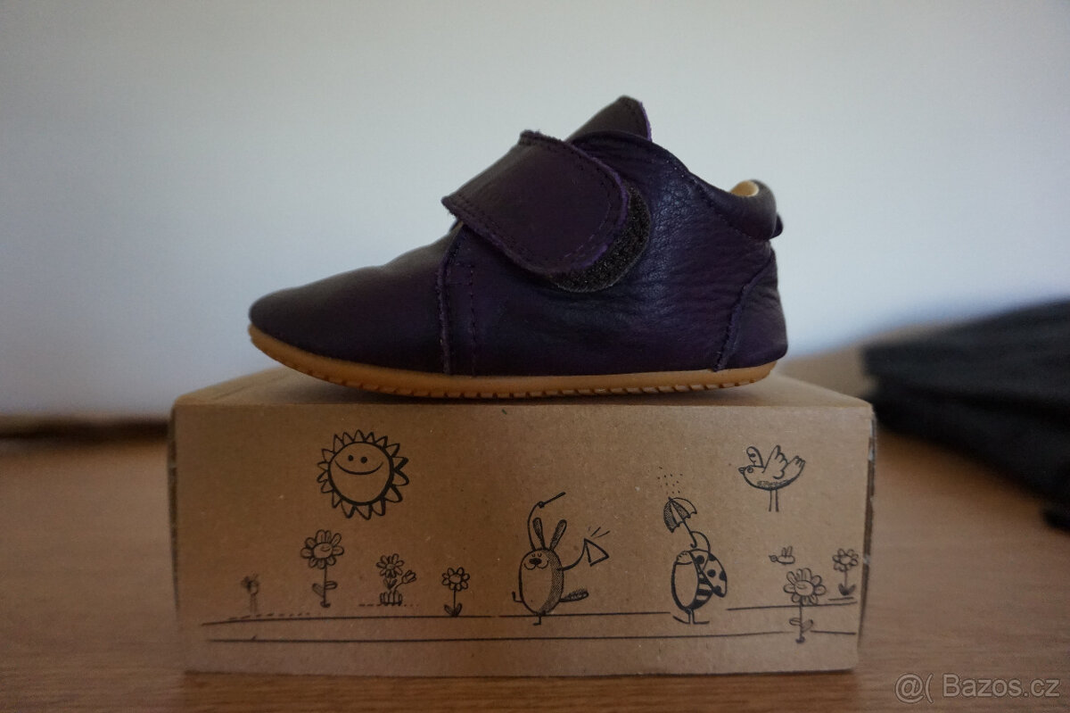 barefoot capáčky Froddo prewalkers fialové - vel. 22
