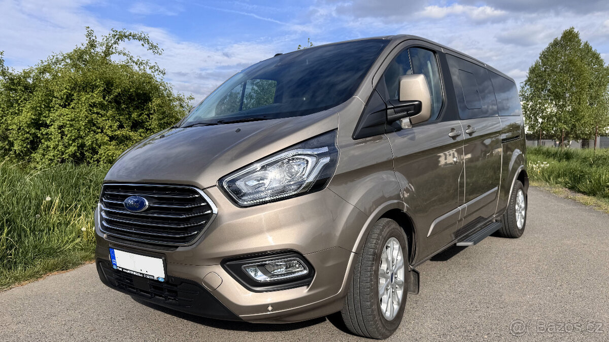 Tourneo Custom Titanium, TOPstav, záruka, 8míst, odpočet DPH