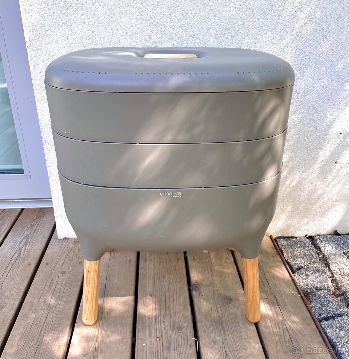 Plastia Vermikompostér Urbalive, antracit