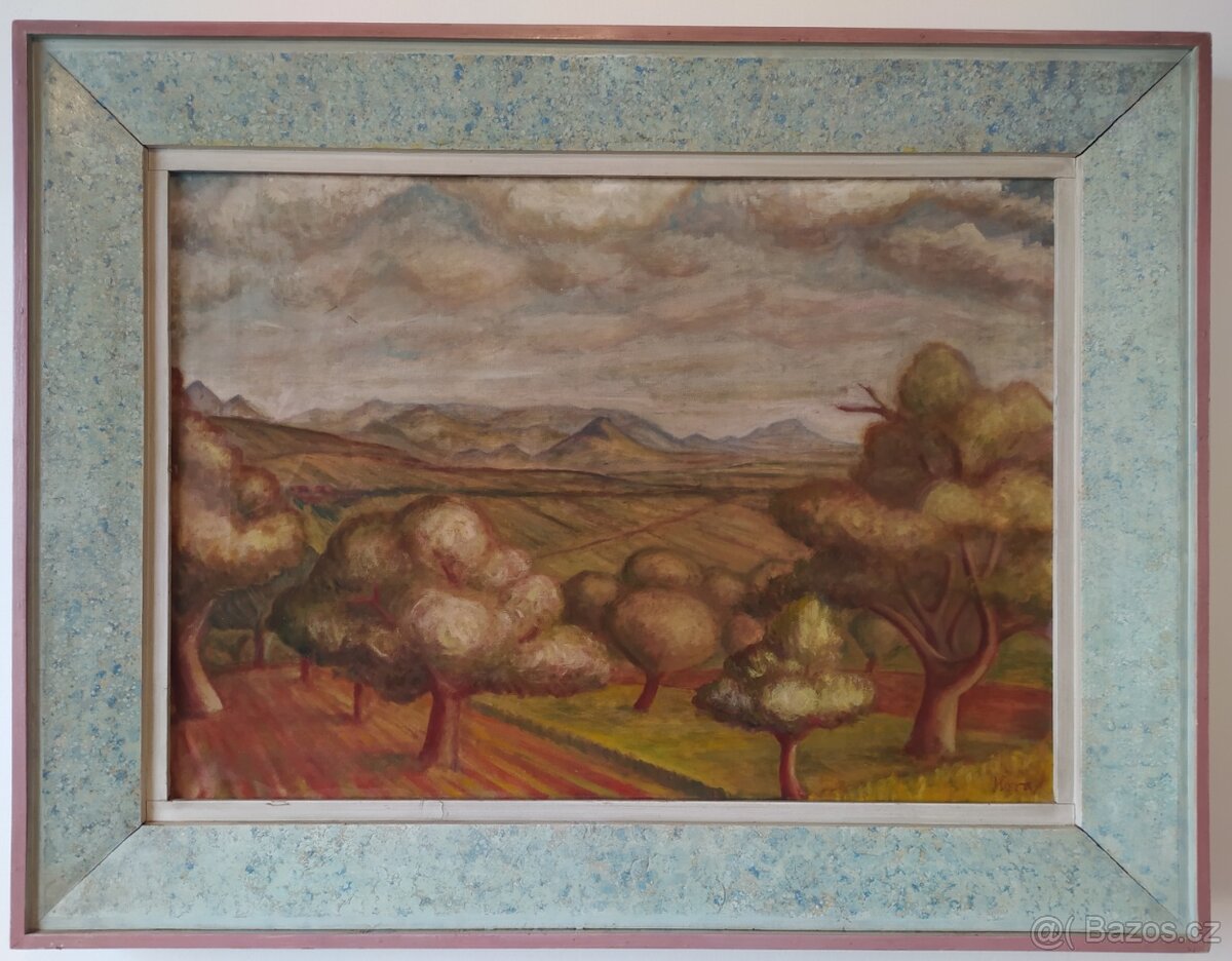 František Hora - Středočeská krajina - obraz